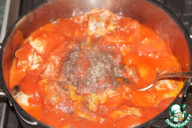 Pepperonata chicken