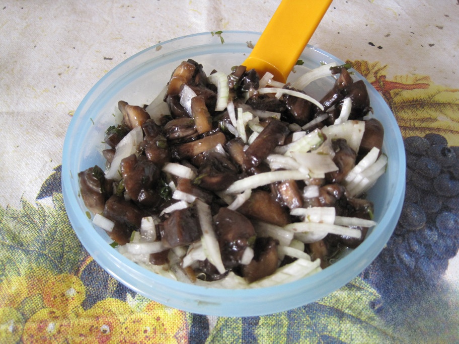 Marinated mushrooms