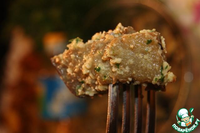 Баклажаны с арахисовым соусом