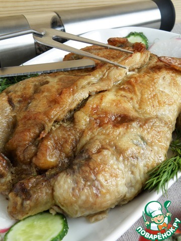 Chicken stuffed with chicken liver