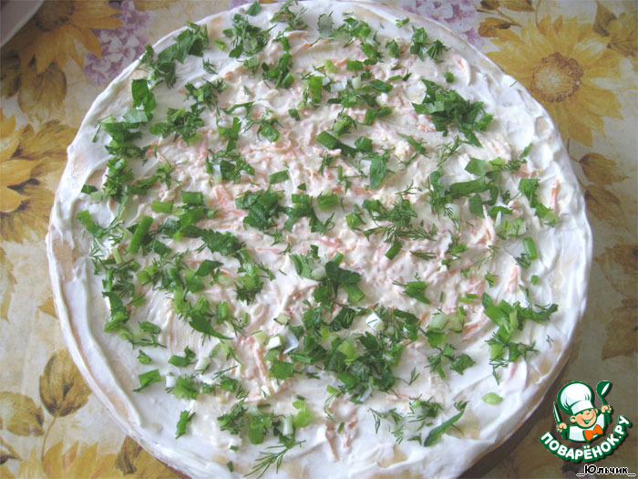 Закусочный торт-пирог