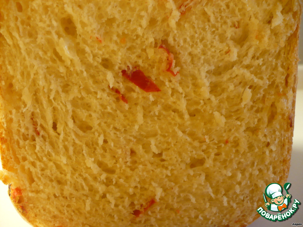 Bread with chilli and cheese