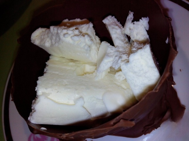 Bowl of chocolate for desserts