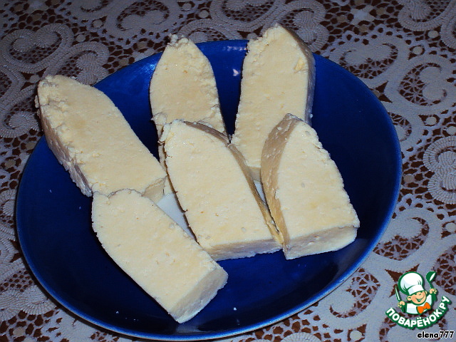 Homemade cheese