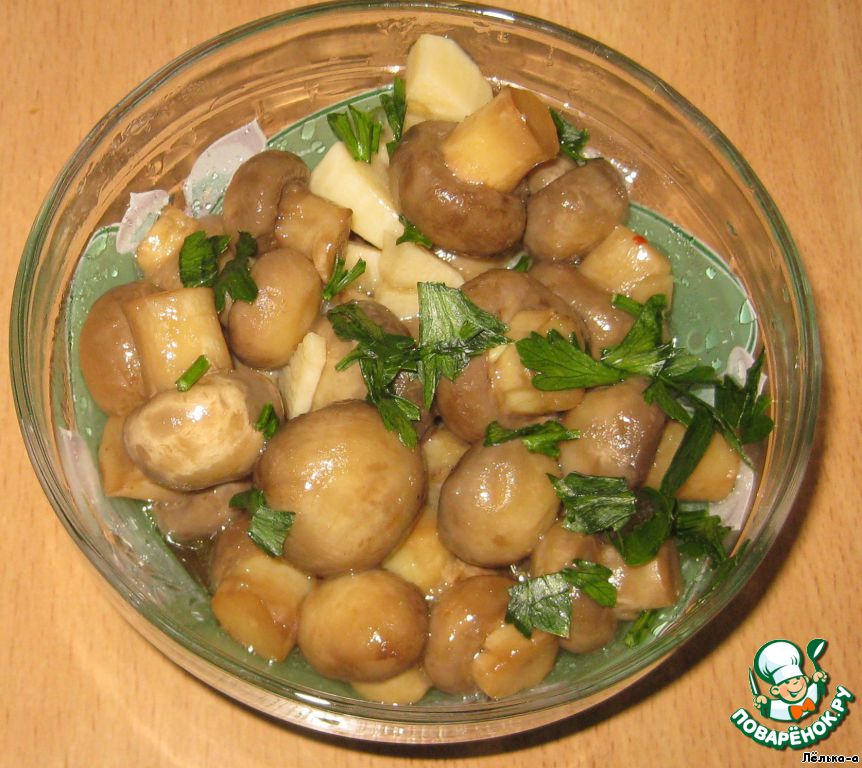 Pickled mushrooms