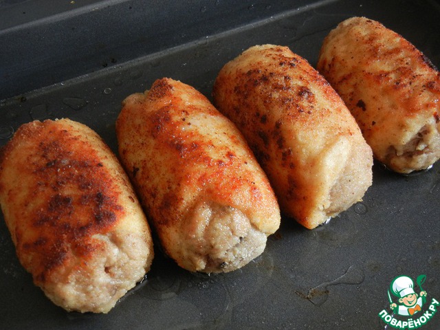 Chicken rolls, frozen