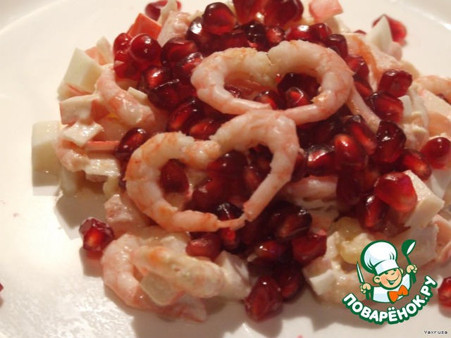 Seafood salad Duet