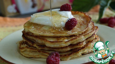 Oatmeal-pumpkin pancakes