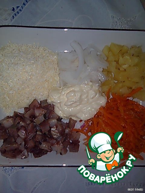 Appetizer of herring