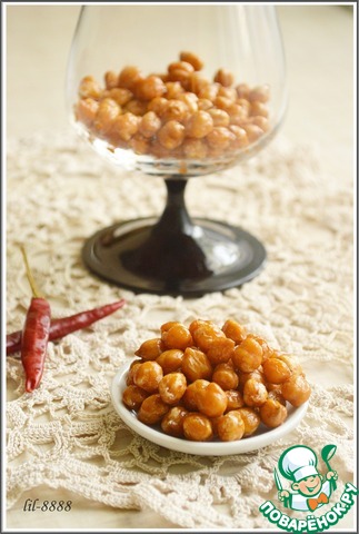 Chickpeas soy caramel