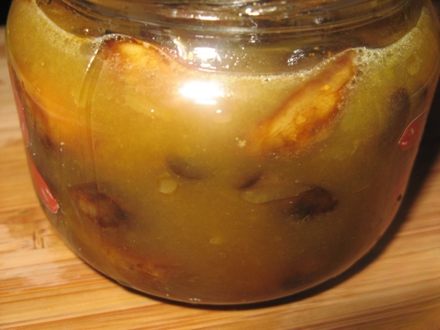 Mushrooms in a lemon-tangerine vinaigrette