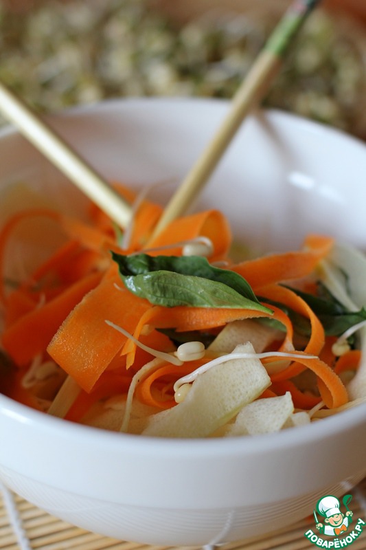 Salad with sprouts Masha
