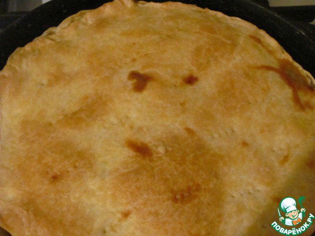 Turkish eggplant pie