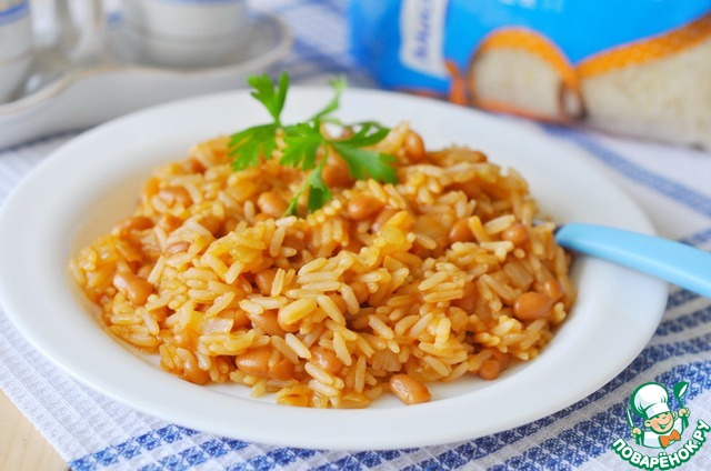 Risotto with beans or 