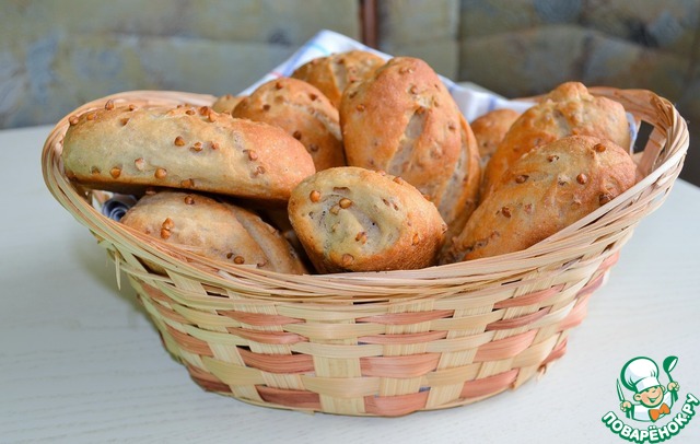 Buckwheat mini-baguettes