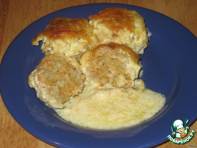 Meat hedgehogs in the oven