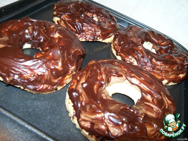 Shortbread cookies with truffle filling