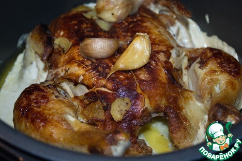 Baked chicken from Jamie Oliver slow cooker