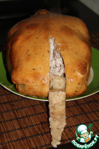 Chicken in pastry