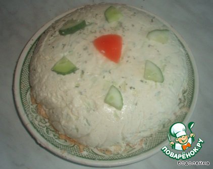 Terrine with cucumber