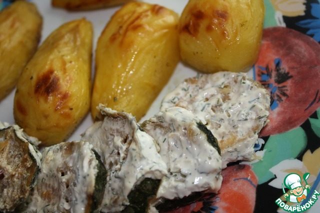 Кабачки с йогуртом