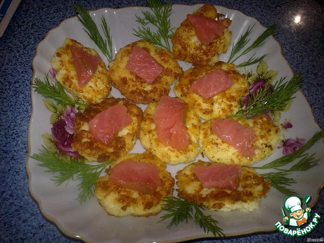 Appetizer with fish