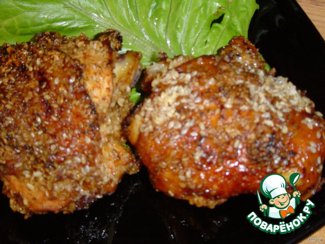 Chicken in sesame