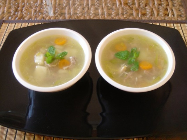 Суп из ягнeнка с сельдереем