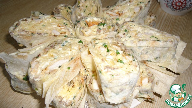 Roll of lavash 