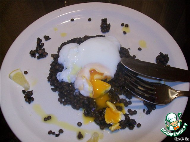 Appetizer of lentils 