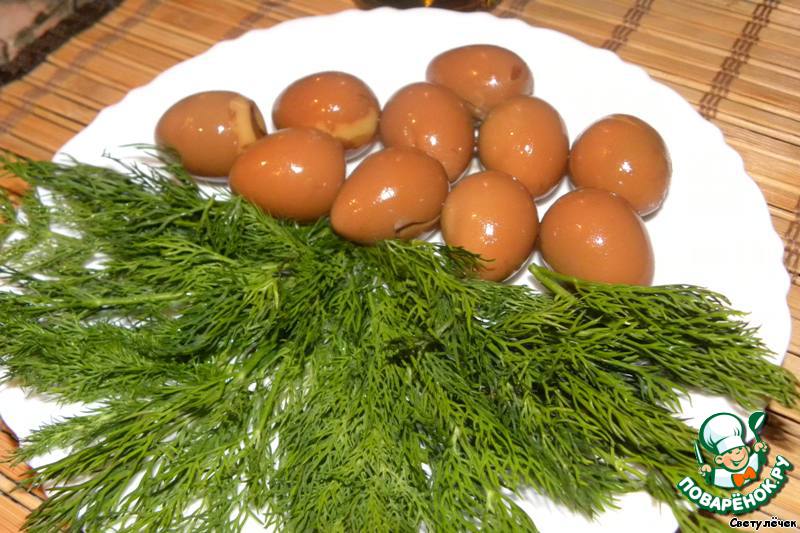 Перепелиные яйца по-китайски