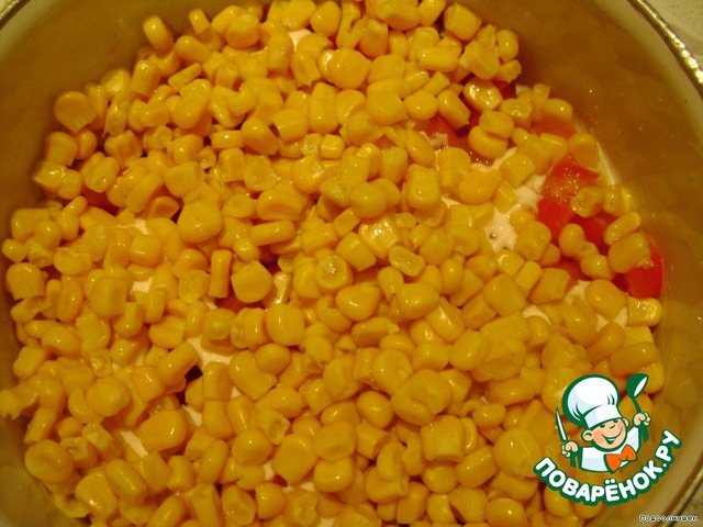 Salad with corn