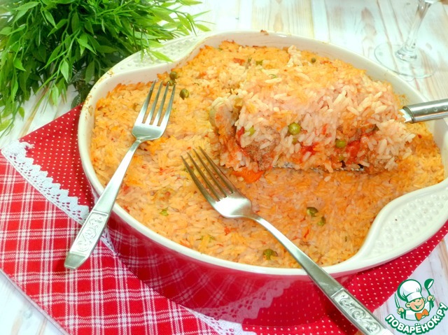 Italian rice casserole based on 