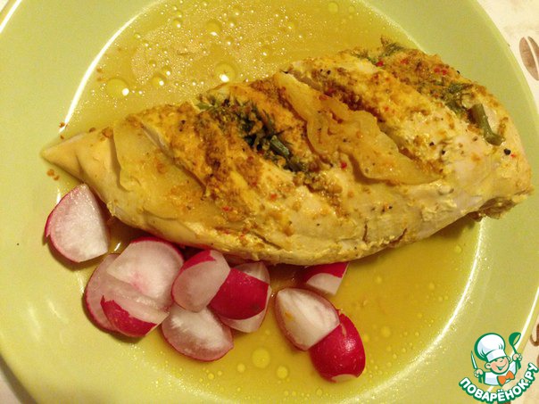 Tender chicken in a slow cooker