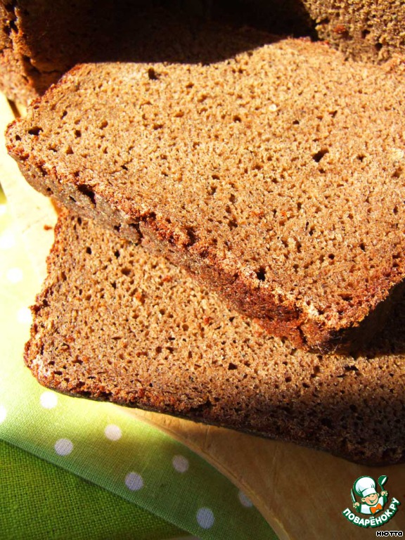 Borodino rye bread on the Soviet sourdough