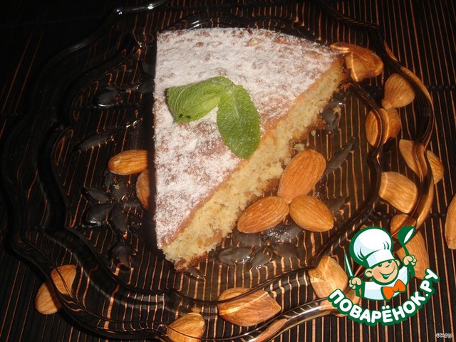 Belgian almond cake