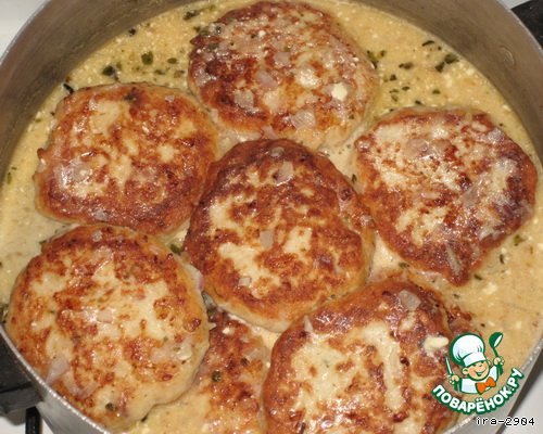 Chicken cutlets with cheese