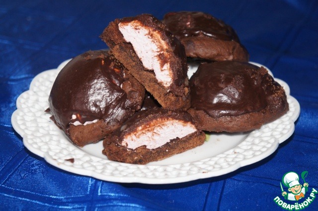 Cookies with marshmallows