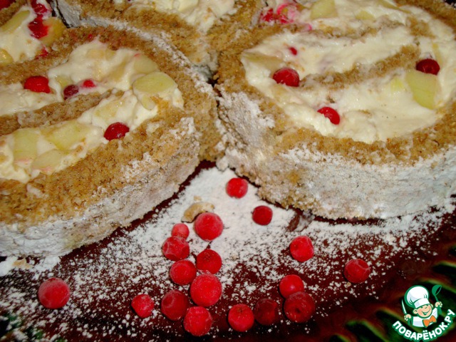 Cheese roll made from rye flour