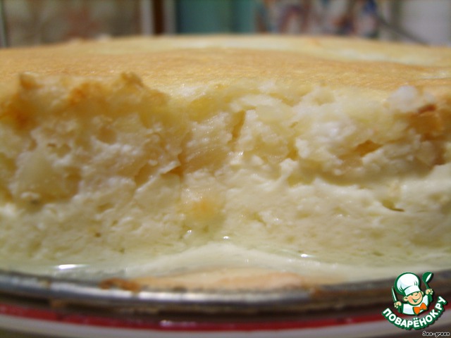 Cottage cheese and Apple soufflé