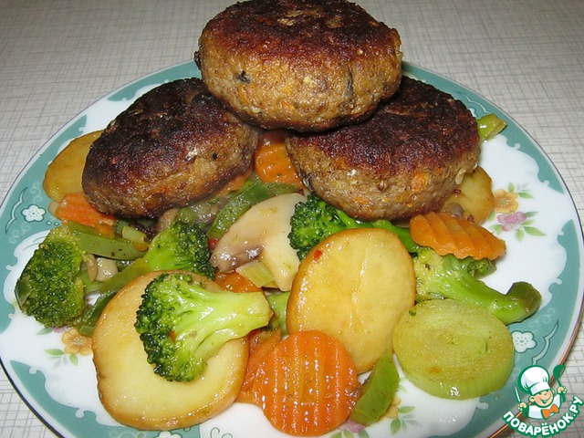 Cutlets of mackerel