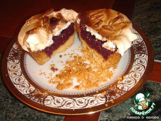 Raspberry-walnut baskets 