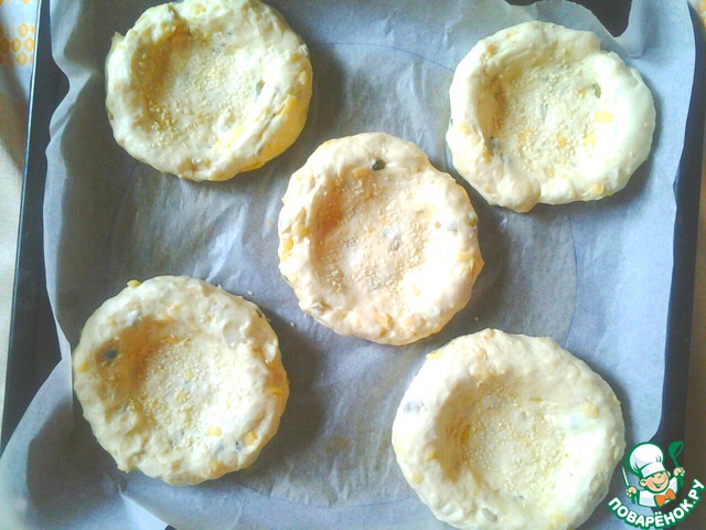 Tortillas with cheese and seeds