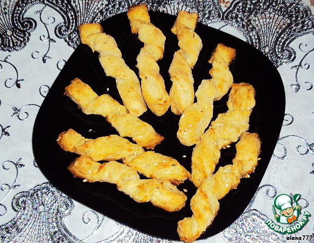 Crispy Vitushka with cheese and spices