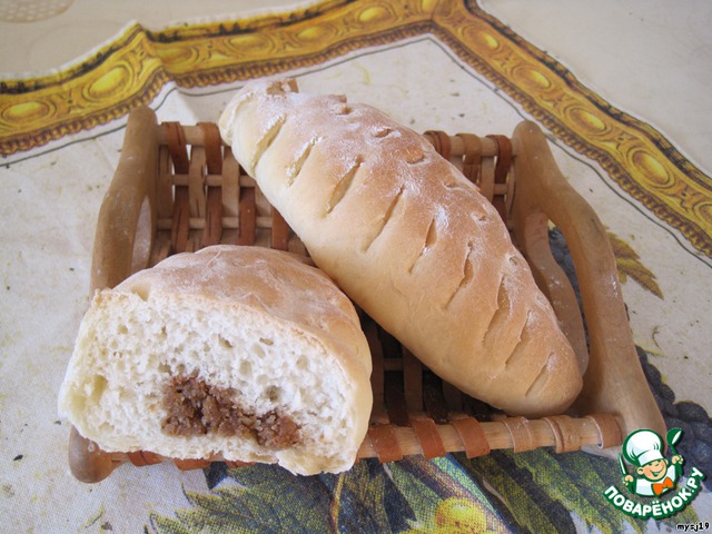 Bread French stuffed