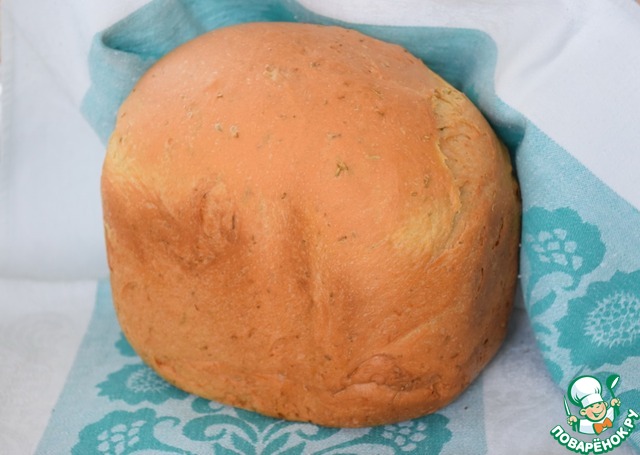 Bread with rosemary in Italian