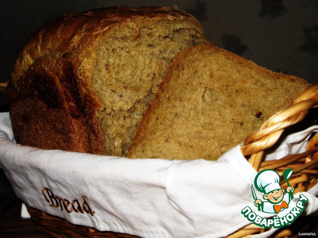 Aromatic spicy bread with onions