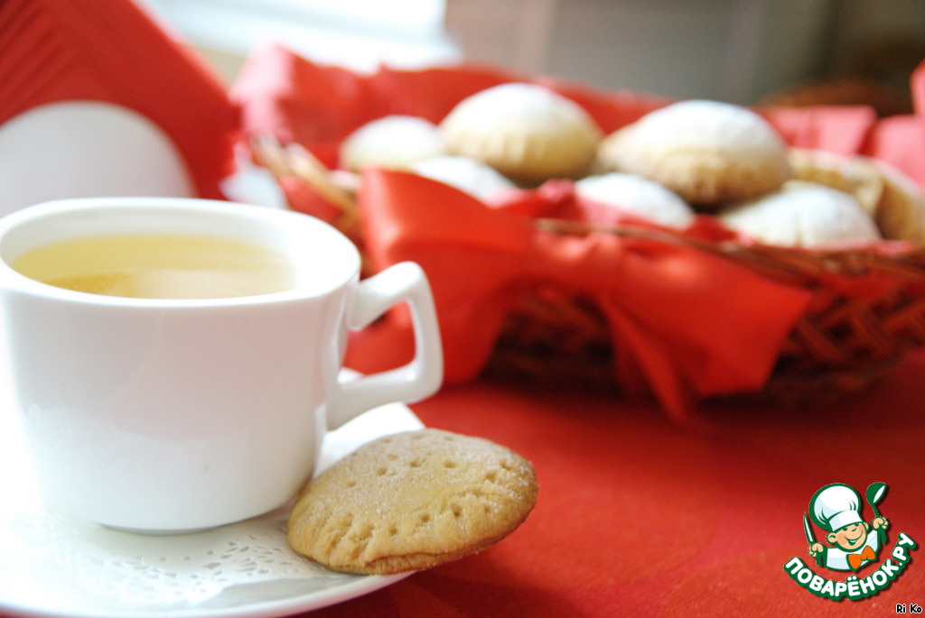 Shortbread cookies stuffed with 