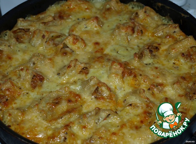 Lumaconi stuffed with meat