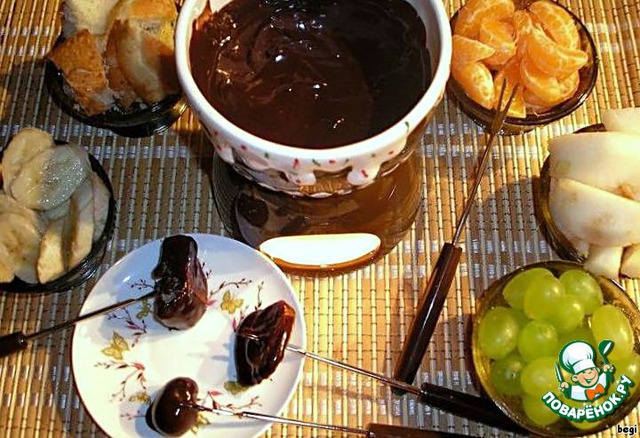 Chocolate fondue